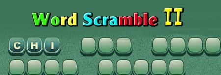 Image of Word Scramble II game