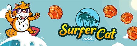 Image of Surfer Cat game