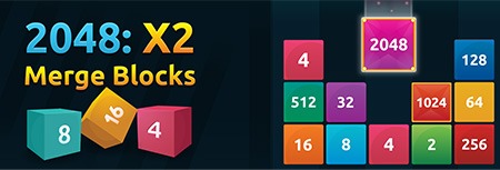 Image of 2048x2 Merge Blocks game